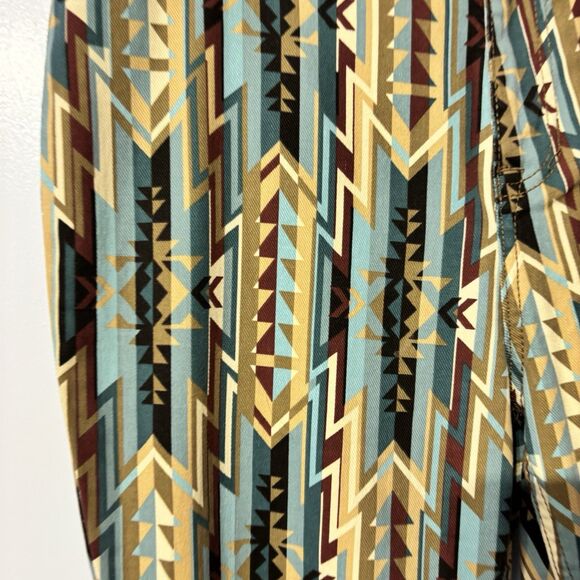 ROCK&ROLL DENIM Bargain Button Bell High Rise‎ Extra Stretch Pants Size 33x32 - Picture 6 of 12